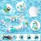 2 Summer Pack Pool Floats Adult,Inflatable Pool Chairs with Cup Holders,Blow up Lounge Hammock Pool Toys for Swimming Pool Beach Ocean Lake Party Summer Water Fun